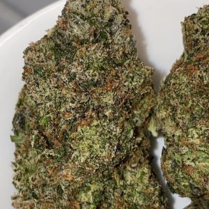 BC Greasy Pink Flower Indica 35% THC cannabis strain for Ottawa weed delivery