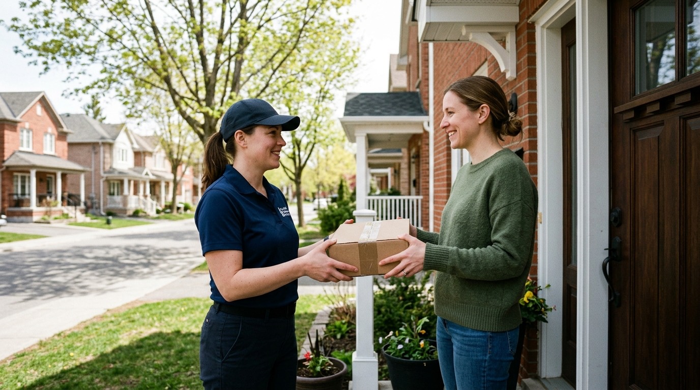 Cannabis delivery at front door Ottawa